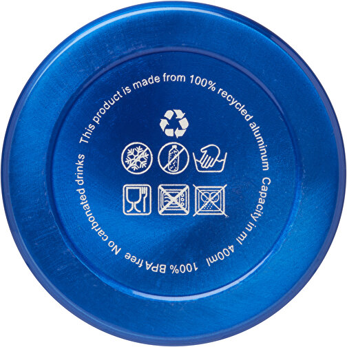 Oregon 400 Ml RCS-zertifizierte Trinkflasche Aus Recyceltem Aluminium Mit Karabinerhaken , blau, Recycled Aluminium, 17,60cm (Höhe), Bild 3
