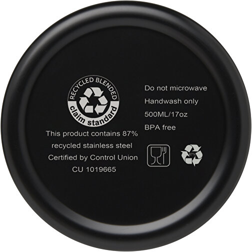 Vasa 500 ml RCS-certifierad flaska i återvunnet rostfritt stål, kopparvakuumisolerad, Bild 6
