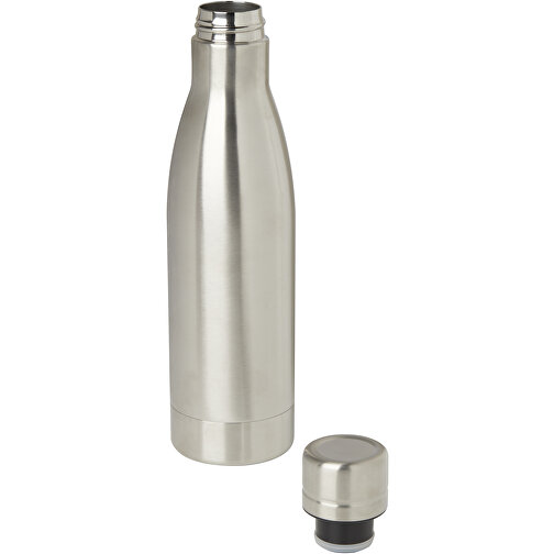Vasa RCS-zertifizierte Kupfer-Vakuum Isolierflasche Aus Recyceltem Edelstahl, 500 Ml , silber, 87% Recycled stainless steel, 13% PP Kunststoff, 26,40cm (Höhe), Bild 4