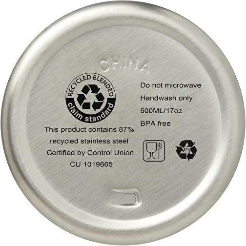Vasa 500 ml RCS-certifierad flaska i återvunnet rostfritt stål, kopparvakuumisolerad, Bild 5