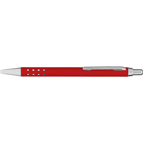 Aluminium-Kugelschreiber BUKAREST , rot, Aluminium / Stahl, 13,50cm (Länge), Bild 3
