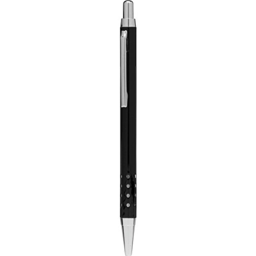 Aluminium-Kugelschreiber BUKAREST , schwarz, Aluminium / Stahl, 13,50cm (Länge), Bild 1