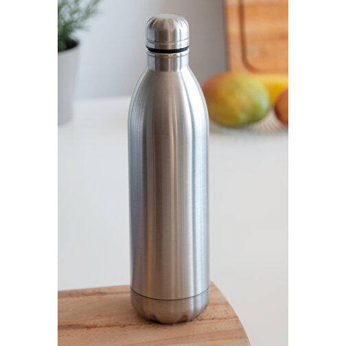 Vakuum-Flasche JUMBO TASTE , silber, Edelstahl / Kunststoff / Silikon, 33,00cm (Länge), Bild 9