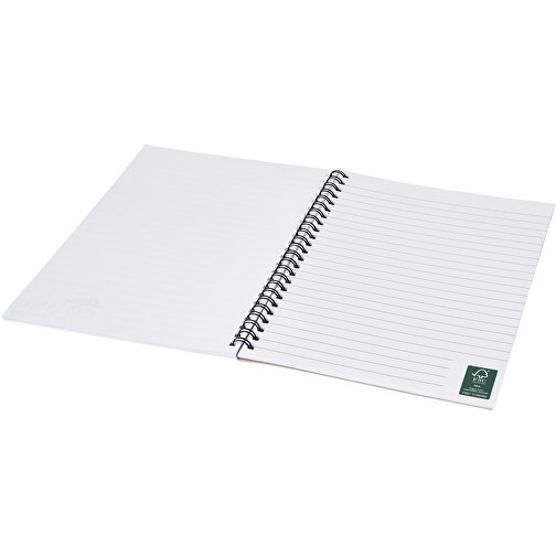 Carnet de notes à spirales A4 Desk-Mate® avec couverture arrière imprimée, Image 4