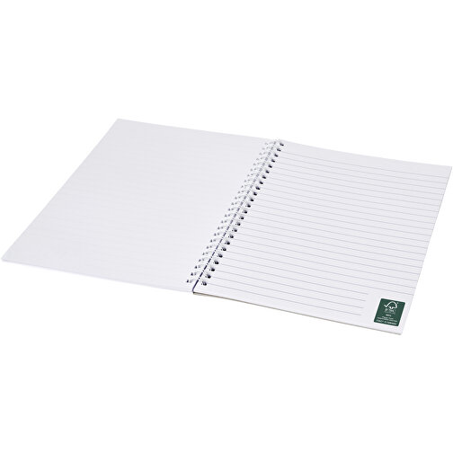 Desk-Mate® A4 Spiralnotizbuch Mit Bedruckter Rückseite , weiß, 70% Papier, 30% Karton, 29,70cm x 0,50cm x 21,00cm (Länge x Höhe x Breite), Bild 4