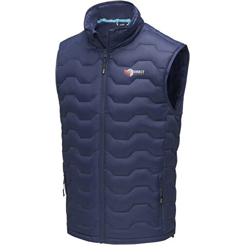 Epidote GRS Isolierter Daunen-Bodywarmer Aus Recyceltem Material Für Herren , navy, Dull cire-380T Woven mit wasserabweisendem und daunendichtem Finish 100% recyceltes Nylon, GRS-zertifiziert , Padding/filling, Dow, L, , Bild 2