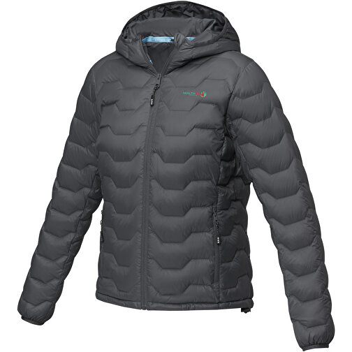 Petalite GRS Daunenjacke Für Damen Aus Recyceltem Material , storm grey, Dull cire-380T Woven mit wasserabweisendem und daunendichtem Finish 100% recyceltes Nylon, GRS-zertifiziert , Padding/filling, Dow, S, , Bild 2