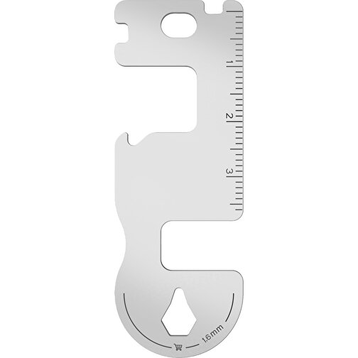 ROMINOX® Shop Tool // Smart - 11 Funktionen , Edelstahl, 6,50cm x 0,14cm x 2,35cm (Länge x Höhe x Breite), Bild 5