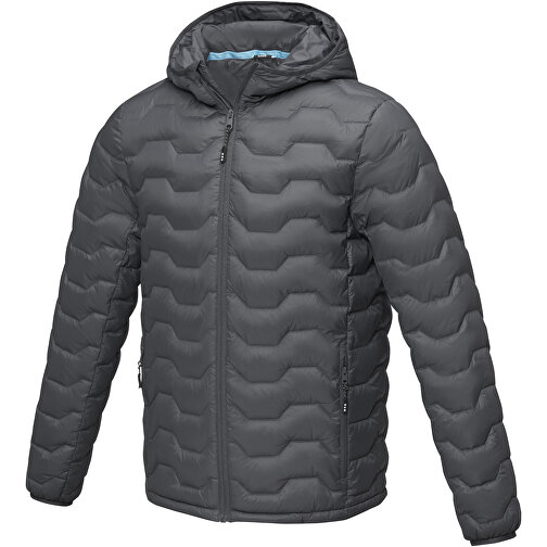 Petalite GRS Daunenjacke Aus Recyceltem Material Für Herren , storm grey, Dull cire-380T Woven mit wasserabweisendem und daunendichtem Finish 100% recyceltes Nylon, GRS-zertifiziert , Padding/filling, Dow, M, , Bild 1