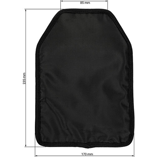 Kühlmanschette 'Style' , schwarz, Textil, 23,50cm x 1,50cm x 17,00cm (Länge x Höhe x Breite), Bild 2
