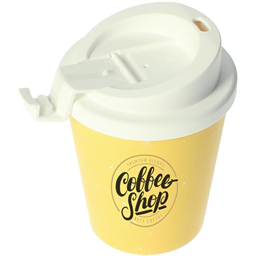 Kaffeebecher 'Premium Deluxe' Small , standard-blau PP/weiss, Kunststoff, 12,00cm (Höhe), Bild 3