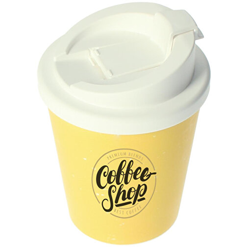 Kaffeebecher 'Premium Deluxe' Small , schwarz/weiß, Kunststoff, 12,00cm (Höhe), Bild 2