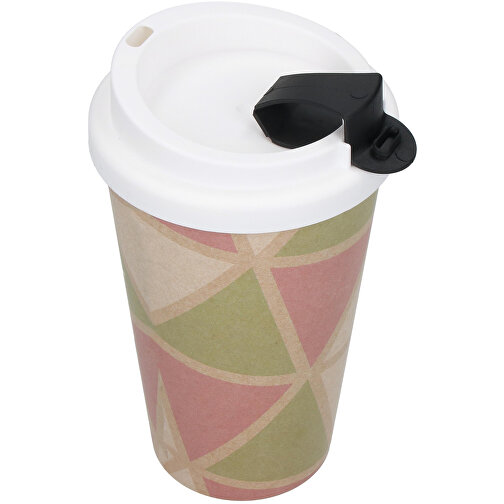 Kaffeebecher 'PremiumPlus' , rosa/schwarz, Kunststoff, 15,50cm (Höhe), Bild 3