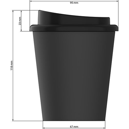 Bio-Kaffeebecher 'Premium' Small , aprikose, Kunststoff, 11,80cm (Höhe), Bild 3