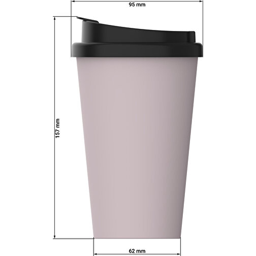 Bio-Kaffeebecher 'PremiumPlus' , aprikose, Kunststoff, 15,70cm (Höhe), Bild 3