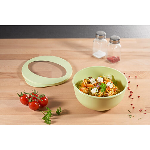 Food-Bowl 'ToGo', 1,0 L , schlichtes schwarz/transparent, Kunststoff, 8,20cm (Höhe), Bild 8