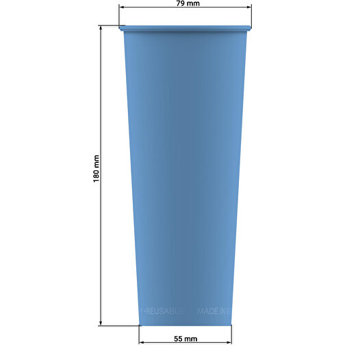 Becher 'ToGo', 0,5 L , beständiges braun, Kunststoff, 18,00cm (Höhe), Bild 4
