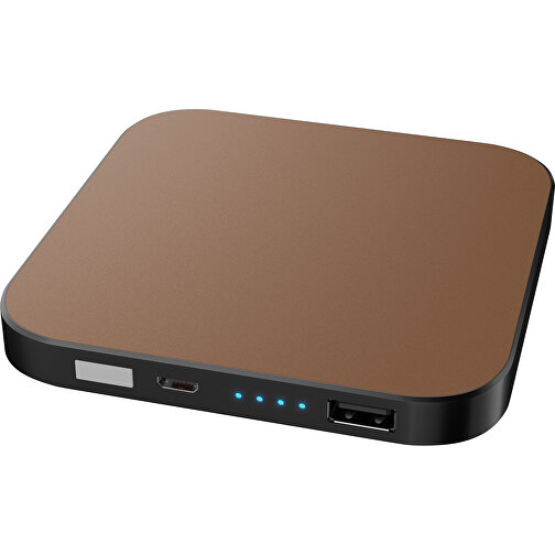 LuxWire powerbank wireless con logo LED, Immagine 1