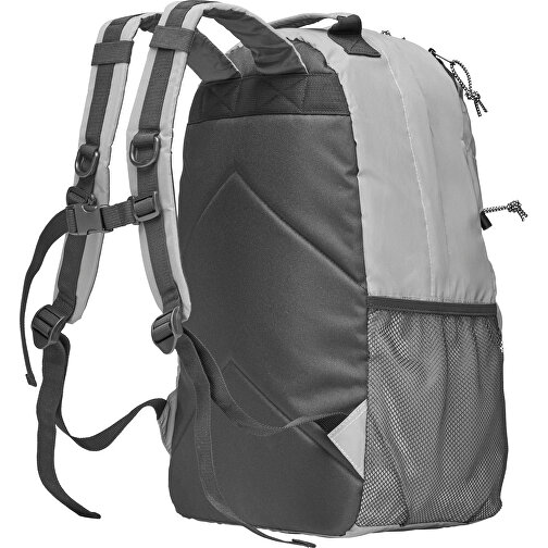 Bright Sportbag , silber matt, Polyester, 29,00cm x 45,00cm x 18,00cm (Länge x Höhe x Breite), Bild 3