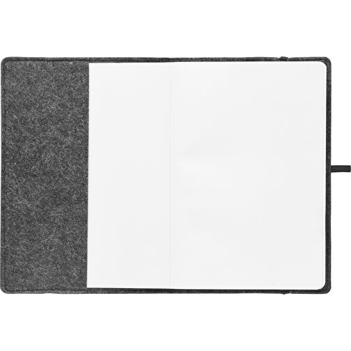 Feltbook , silber glänzend, Fleece, 15,00cm x 1,60cm x 22,00cm (Länge x Höhe x Breite), Bild 7