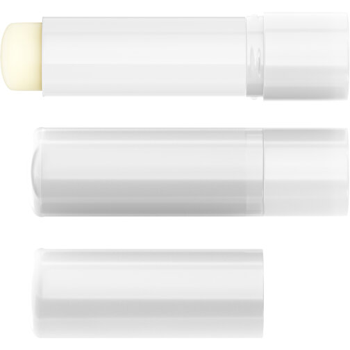Lippenpflegestift 'Lipcare Original' Mit Polierter Oberfläche , transparent / weiss, Kunststoff, 6,90cm (Höhe), Bild 4
