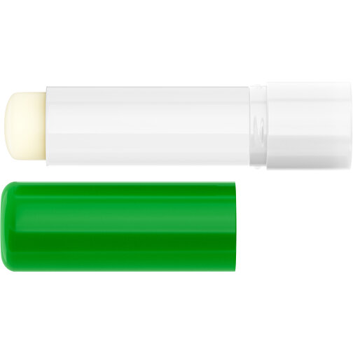 Lippenpflegestift 'Lipcare Original' Mit Polierter Oberfläche , grün / weiss, Kunststoff, 6,90cm (Höhe), Bild 3