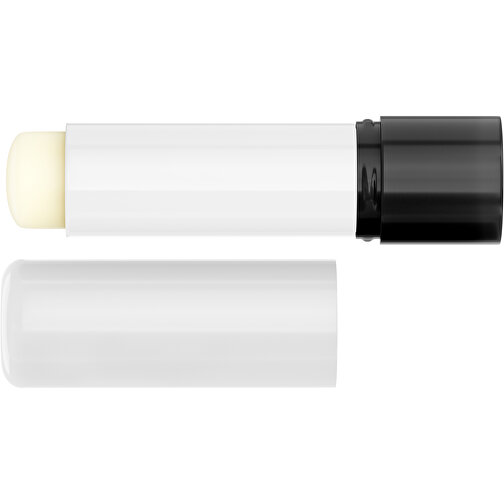 Lippenpflegestift 'Lipcare Original' Mit Polierter Oberfläche , weiß / schwarz, Kunststoff, 6,90cm (Höhe), Bild 3