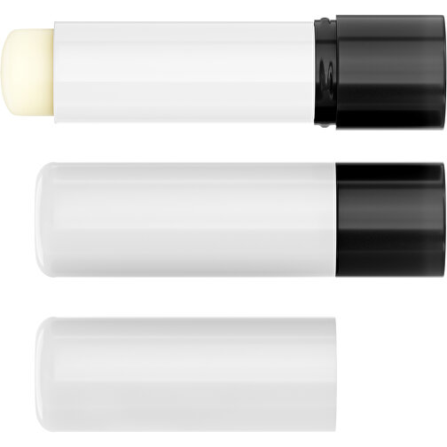 Lippenpflegestift 'Lipcare Original' Mit Polierter Oberfläche , weiß / schwarz, Kunststoff, 6,90cm (Höhe), Bild 4