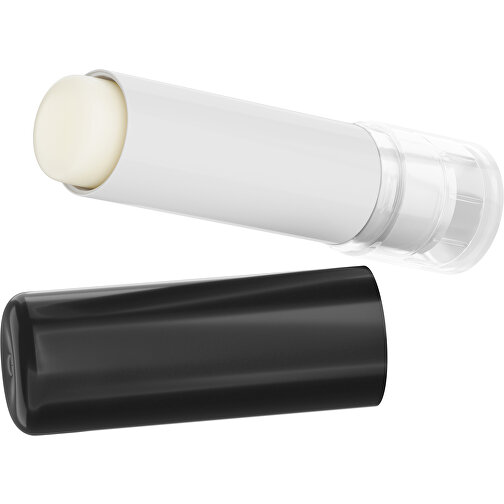 Lippenpflegestift 'Lipcare Original' Mit Polierter Oberfläche , schwarz / transparent, Kunststoff, 6,90cm (Höhe), Bild 1