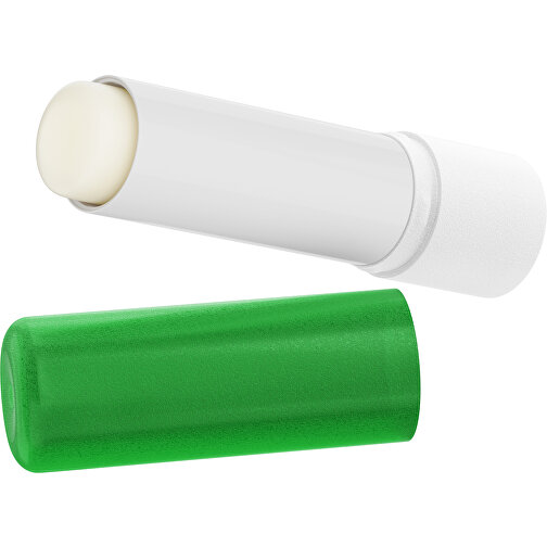Lippenpflegestift 'Lipcare Original' Mit Gefrosteter Oberfläche , grün / weiß, Kunststoff, 6,90cm (Höhe), Bild 1