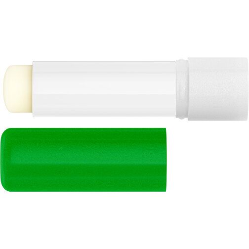 Lippenpflegestift 'Lipcare Original' Mit Gefrosteter Oberfläche , grün / weiß, Kunststoff, 6,90cm (Höhe), Bild 3