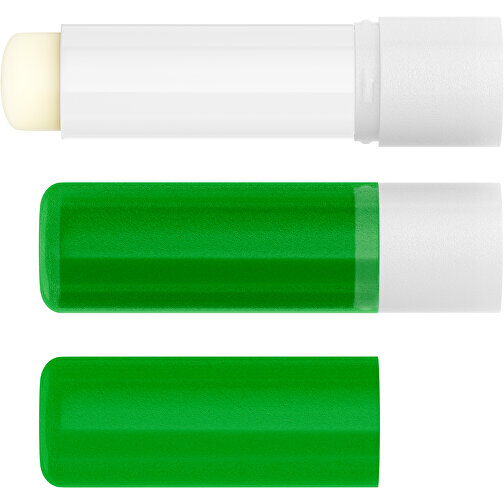 Lippenpflegestift 'Lipcare Original' Mit Gefrosteter Oberfläche , grün / weiß, Kunststoff, 6,90cm (Höhe), Bild 4