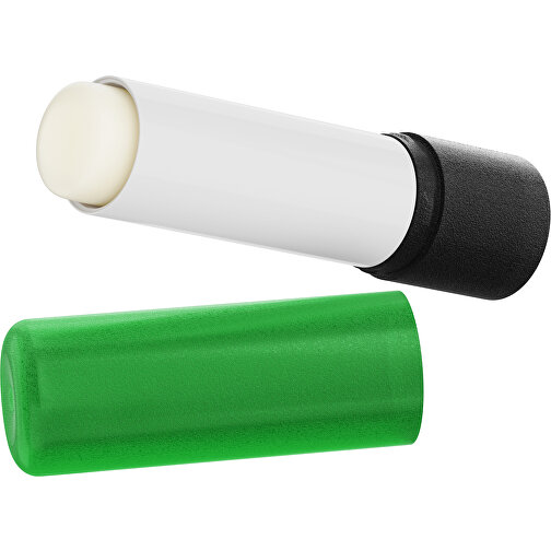 Lippenpflegestift 'Lipcare Original' Mit Gefrosteter Oberfläche , grün / schwarz, Kunststoff, 6,90cm (Höhe), Bild 1