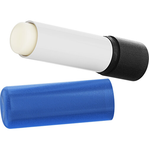 Lippenpflegestift 'Lipcare Original' Mit Gefrosteter Oberfläche , blau / schwarz, Kunststoff, 6,90cm (Höhe), Bild 1