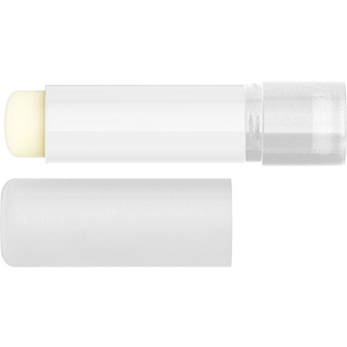 Lippenpflegestift 'Lipcare Original' Mit Gefrosteter Oberfläche , weiß / transparent, Kunststoff, 6,90cm (Höhe), Bild 3