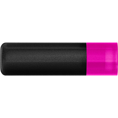 Lippenpflegestift 'Lipcare Original' Mit Gefrosteter Oberfläche , schwarz / pink, Kunststoff, 6,90cm (Höhe), Bild 2