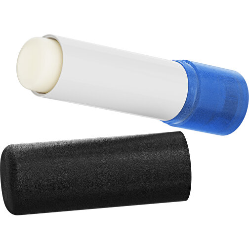 Lippenpflegestift 'Lipcare Original' Mit Gefrosteter Oberfläche , schwarz / blau, Kunststoff, 6,90cm (Höhe), Bild 1