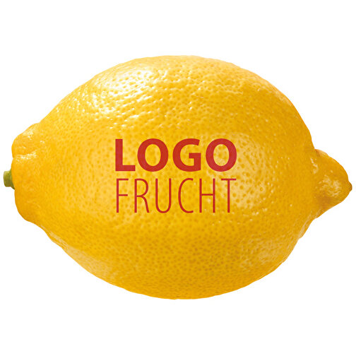 LogoFrucht Zitrone - Strawberry , rot, 6,00cm x 8,00cm (Höhe x Breite), Bild 1