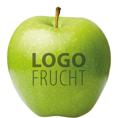 LogoFrucht Apfel Grün - Blackberry , schwarz, 7,50cm (Höhe), Bild 1