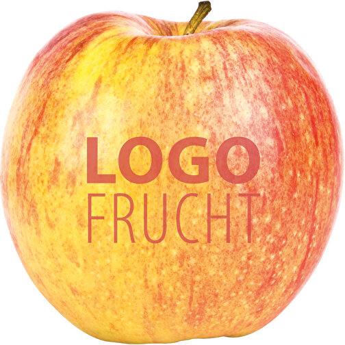 LogoFrucht Apfel Rot - Raspberry , rosa, 7,50cm (Höhe), Bild 1