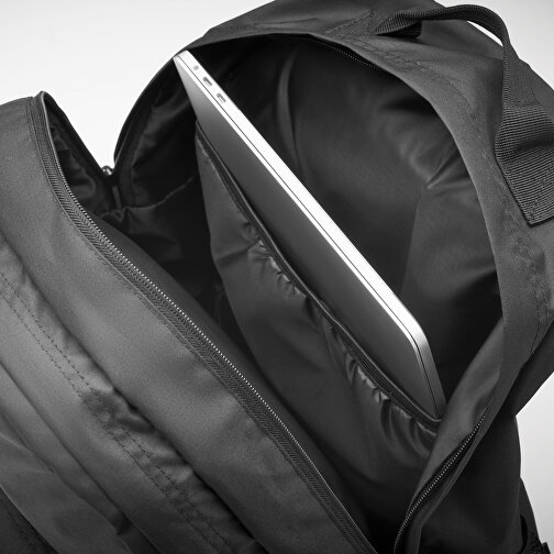 Valley Backpack , schwarz, RPET, 32,00cm x 43,00cm x 21,50cm (Länge x Höhe x Breite), Bild 8
