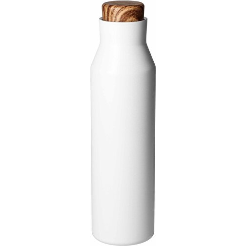 Vakuumflasche 'Malmö', 0,6 L , weiß, Metall, 26,50cm (Höhe), Bild 1