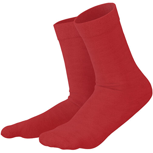 Adam - Die Premium Business Socke , weinrot, 85% Natur Baumwolle, 12% regeniertes umwelftreundliches Polyamid, 3% Elastan, 36,00cm x 0,40cm x 8,00cm (Länge x Höhe x Breite), Bild 1