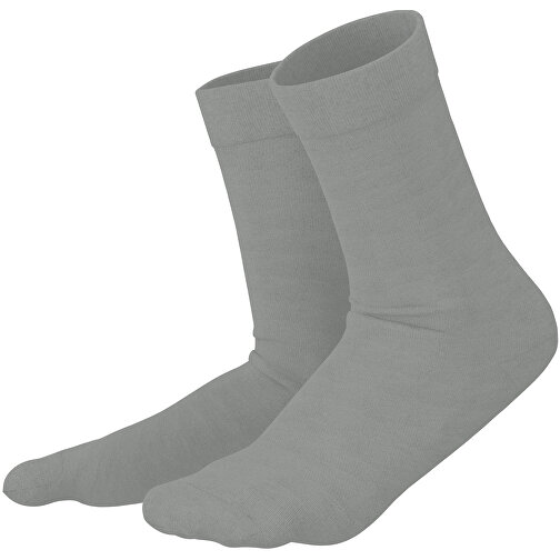Adam - Die Premium Business Socke , grau, 85% Natur Baumwolle, 12% regeniertes umwelftreundliches Polyamid, 3% Elastan, 36,00cm x 0,40cm x 8,00cm (Länge x Höhe x Breite), Bild 1