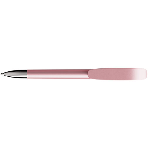BIC® Super Clip Glacé Advance Siebdruck , BiC, rosa glacé, Kunststoff|Metall, 14,40cm x 1,20cm (Länge x Breite), Bild 3