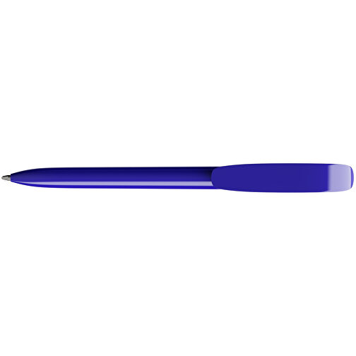BIC® Super Clip Kugelschreiber Siebdruck , BiC, blau, Kunststoff, 14,40cm x 1,20cm (Länge x Breite), Bild 3