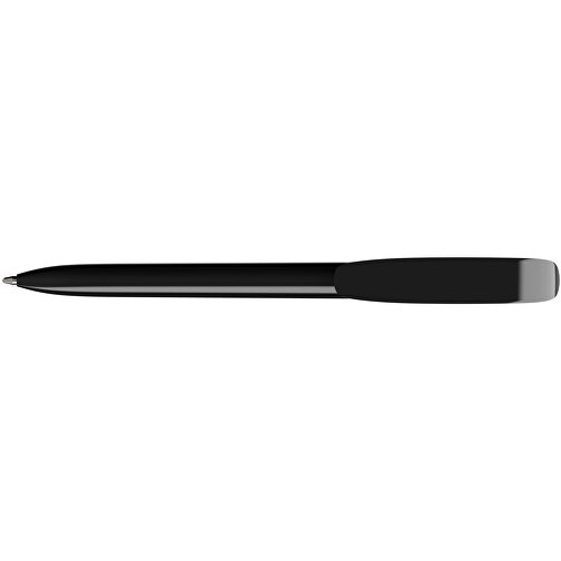 BIC® Super Clip Kugelschreiber Siebdruck , BiC, schwarz, Kunststoff, 14,40cm x 1,20cm (Länge x Breite), Bild 3