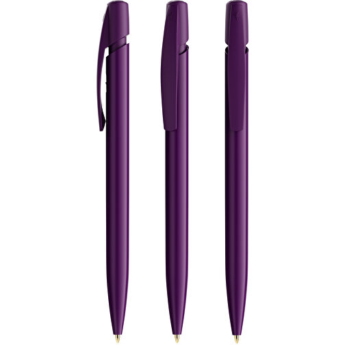 BIC® Media Clic Kugelschreiber Siebdruck , BiC, lila, Kunststoff, 14,70cm x 1,30cm (Länge x Breite), Bild 4