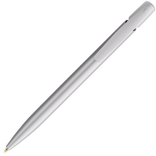 BIC® Media Clic Kugelschreiber Siebdruck , BiC, grau, Kunststoff, 14,70cm x 1,30cm (Länge x Breite), Bild 2