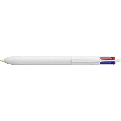 BIC® 4 Colours Kugelschreiber Digital , BiC, weiß, Kunststoff, 14,40cm x 1,60cm (Länge x Breite), Bild 3
